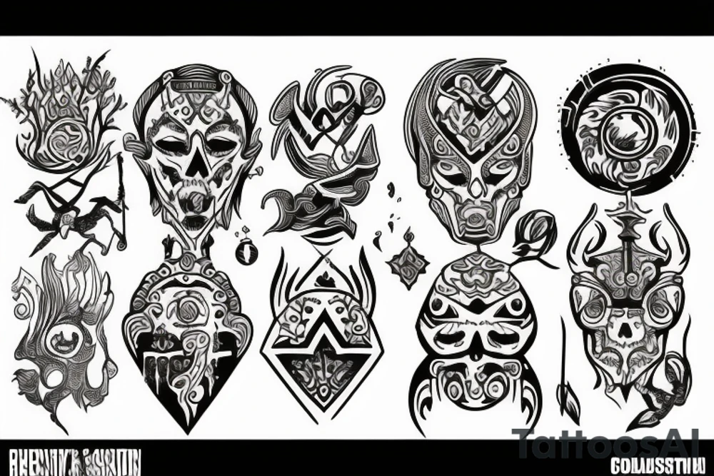 Slavic gods tattoo idea