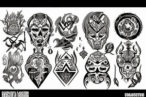 Slavic gods tattoo idea