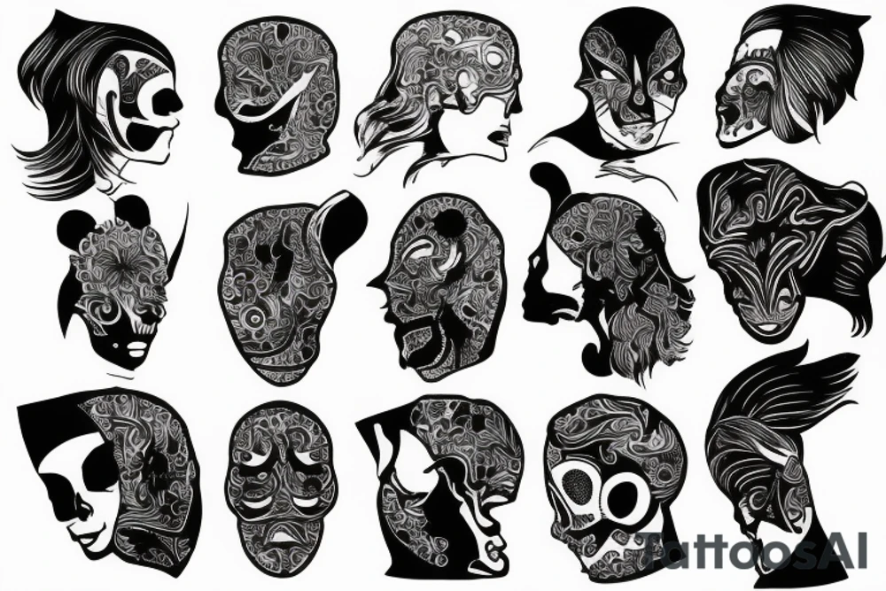 Headless animal tattoo idea