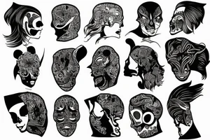 Headless animal tattoo idea