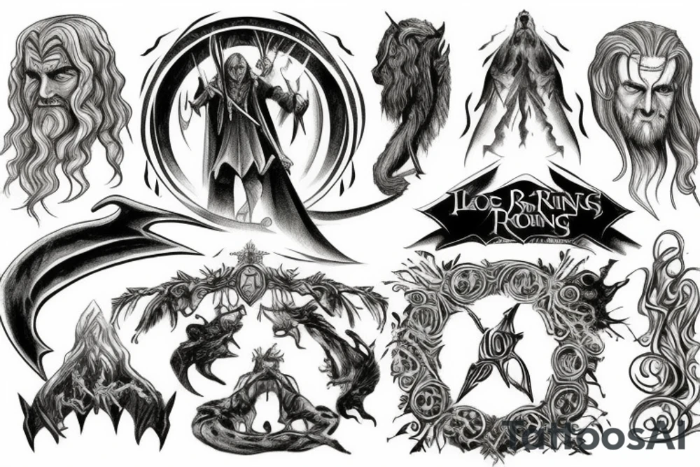 lord of the rings tattoo idea