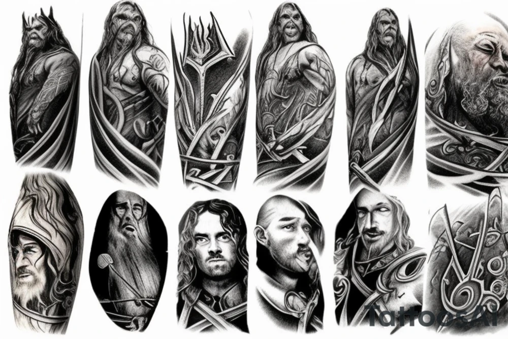 lord of the rings tattoo idea