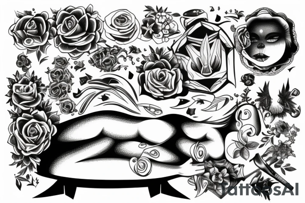 Now I lay myself to sleep now that I can rest in peace tattoo idea