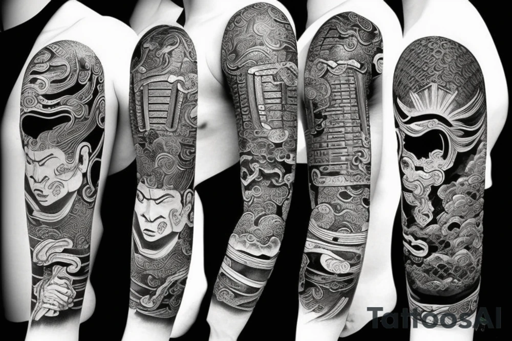 Japan, Samurai, Katana tattoo idea