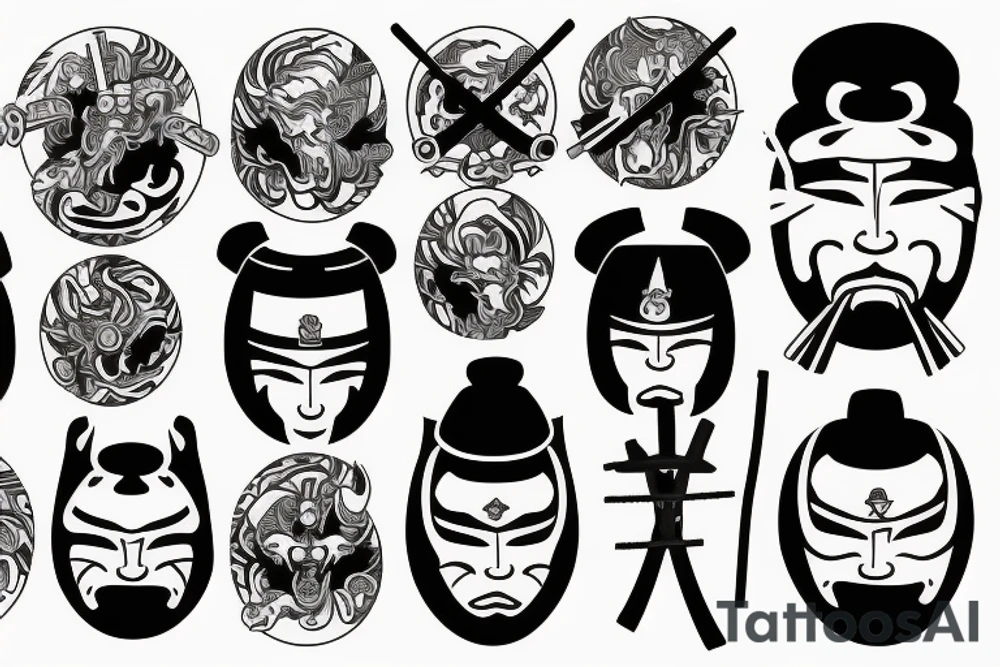 Japan, Samurai, Katana tattoo idea