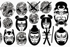 Japan, Samurai, Katana tattoo idea