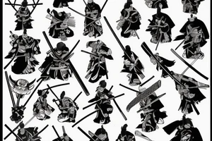Samurai, Katana tattoo idea