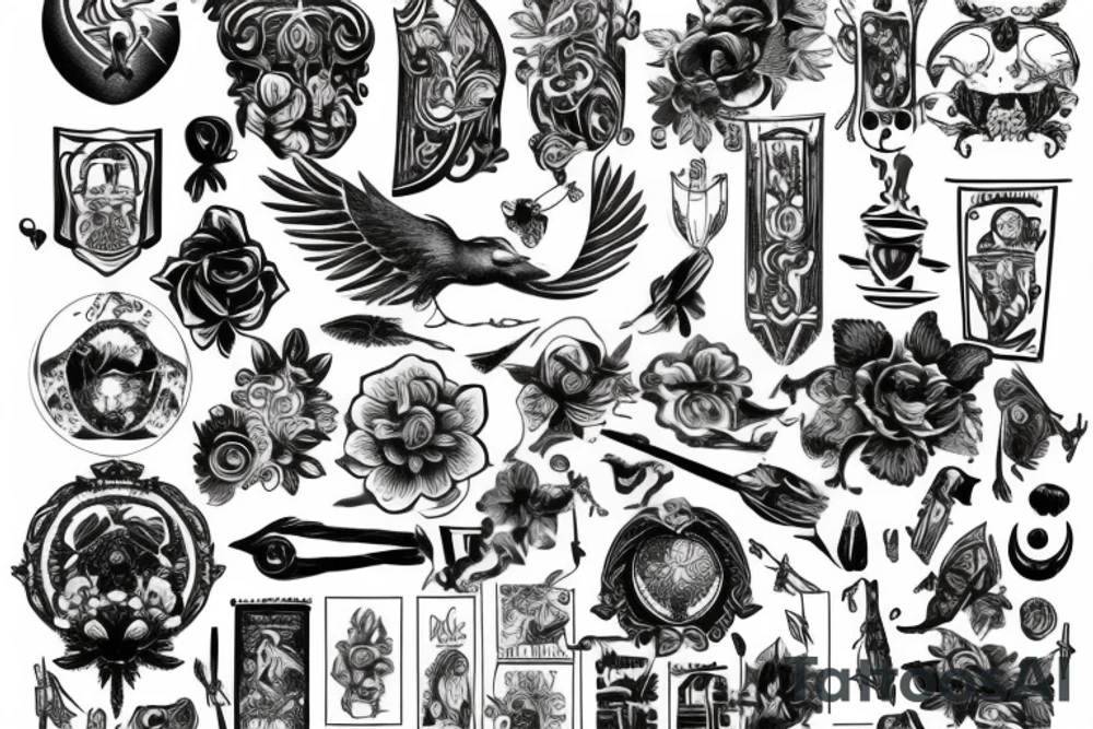 Rome style tattoo idea