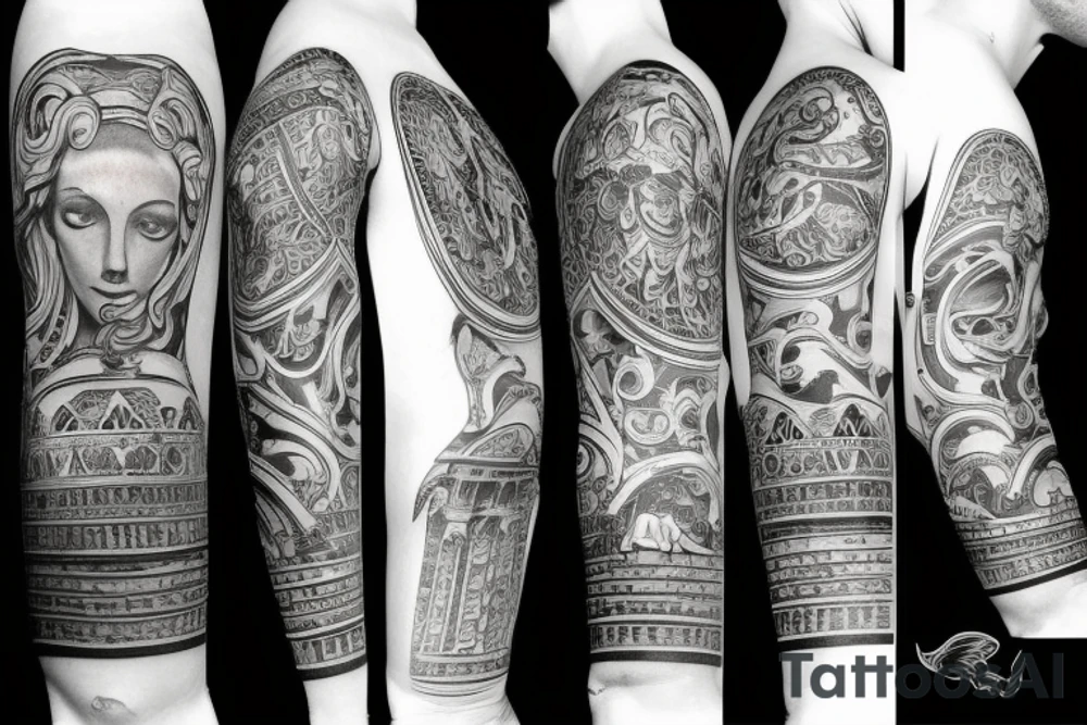 Rome style tattoo idea