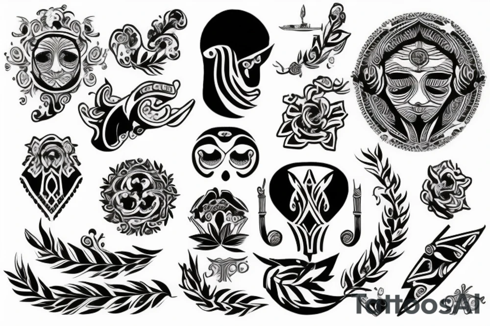 Greek style tattoo idea