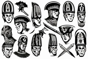 Rome soldier tattoo idea
