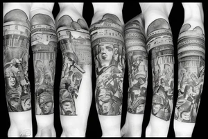 Rome soldier tattoo idea