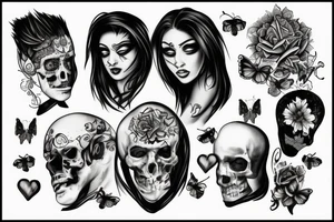 Strangers, lovers, enemies tattoo idea