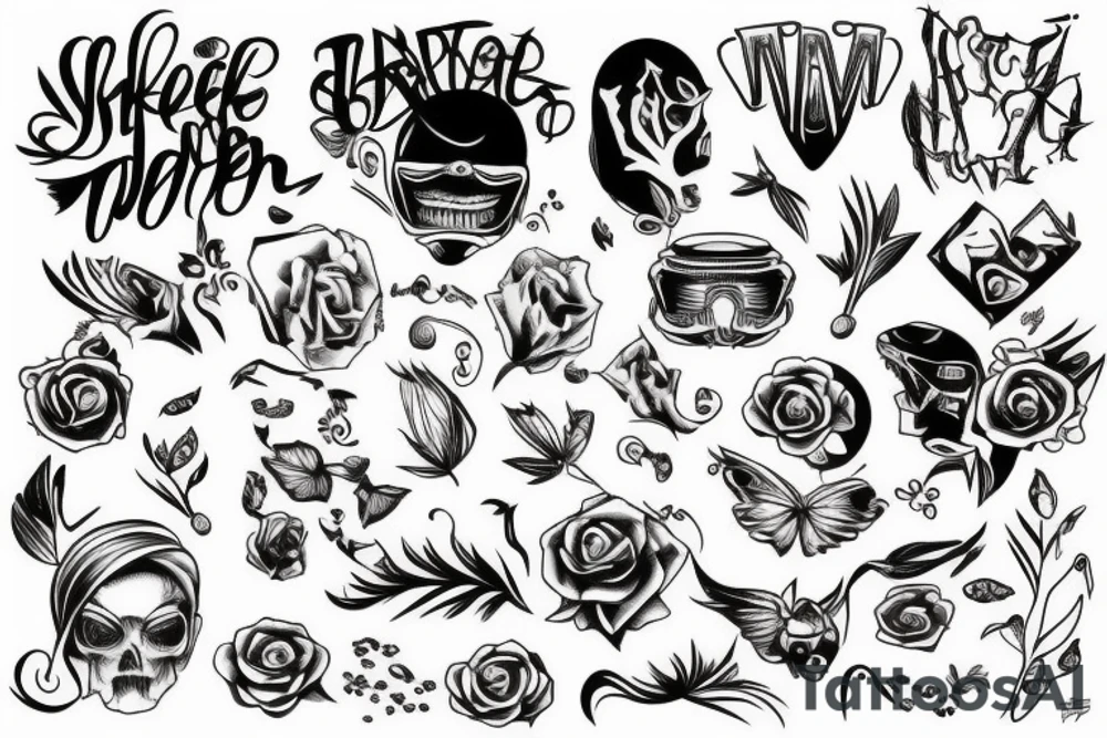 Sketchy sketch tattoo idea