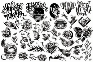 Sketchy sketch tattoo idea