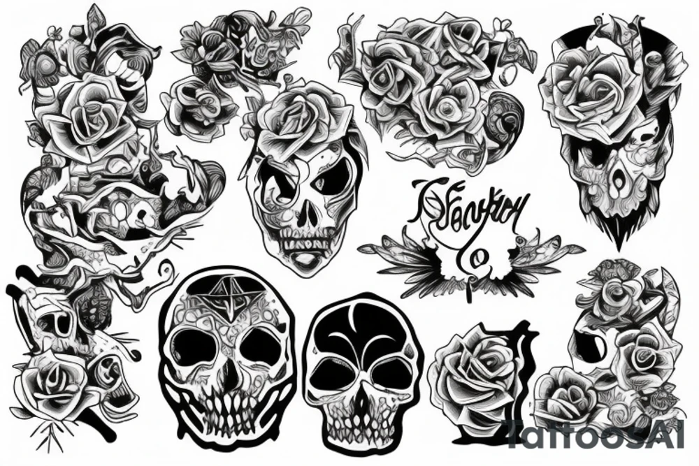 Sketchy sketch tattoo idea