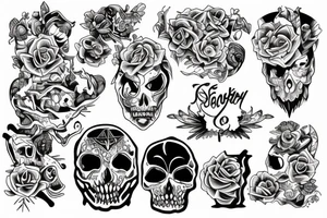 Sketchy sketch tattoo idea