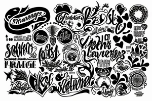 Strangers, lovers, enemies tattoo idea