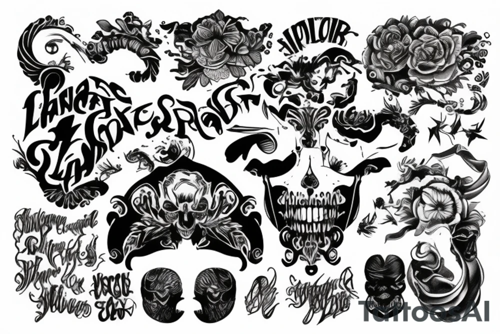 Strangers, lovers, enemies tattoo idea