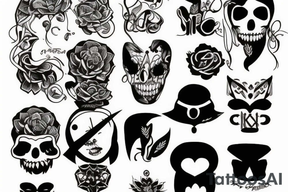Strangers, lovers, enemies tattoo idea