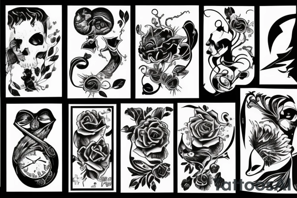 Strangers, lovers, enemies tattoo idea