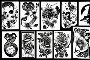 Strangers, lovers, enemies tattoo idea