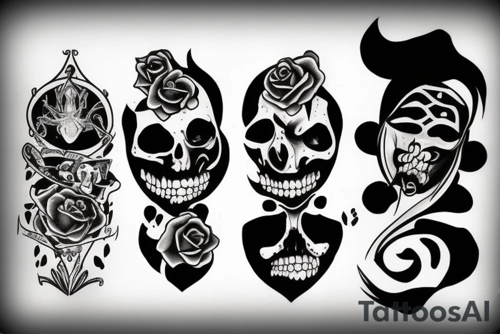 Strangers lovers enemy tattoo idea