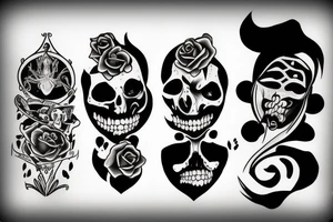 Strangers lovers enemy tattoo idea