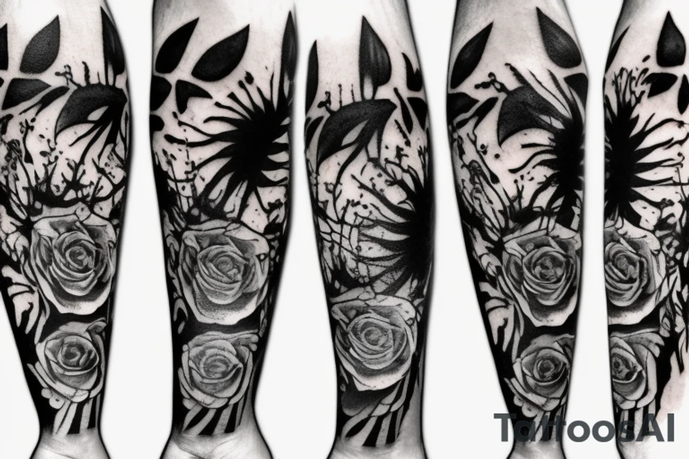 Gothic Nature tattoo idea