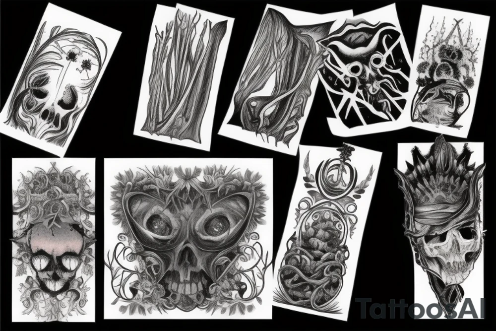 Gothic Nature tattoo idea