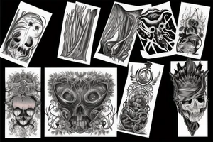 Gothic Nature tattoo idea
