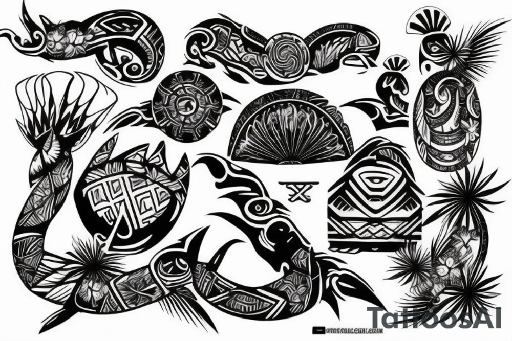 Japan ,car,Polynesian tattoo idea