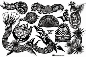 Japan ,car,Polynesian tattoo idea