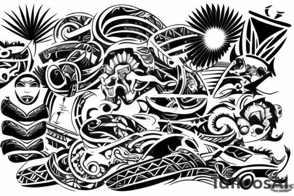 Japan ,car,Polynesian tattoo idea