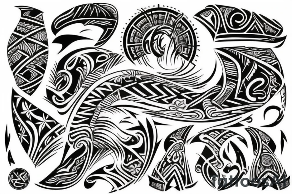 Polynesian tattoo idea