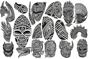 Polynesian tattoo idea