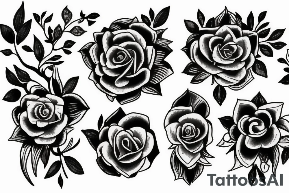 Flowers tattoo idea