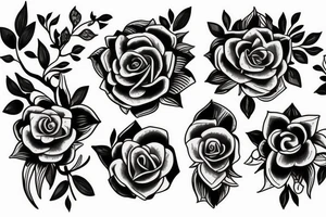 Flowers tattoo idea