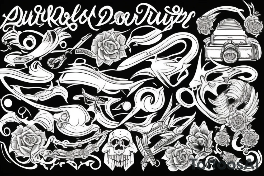 World tattoo idea