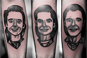 Picture of my two douthers made by dots. tattoo idea