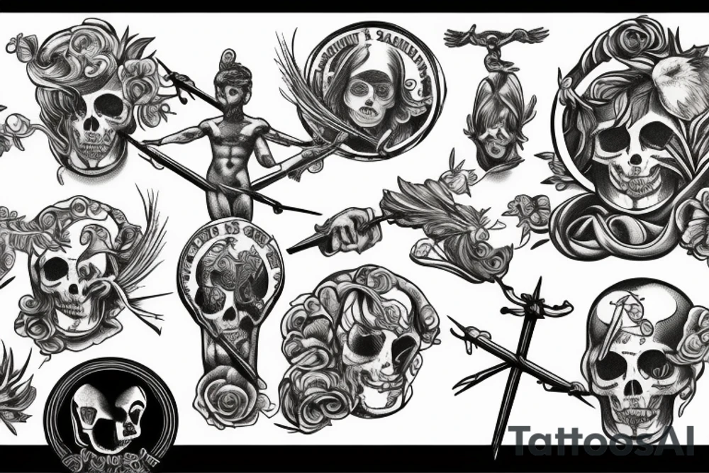 Saint Sebastian tattoo idea