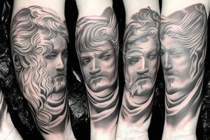 Greek mythology tattoo. Half sleeve. tattoo idea