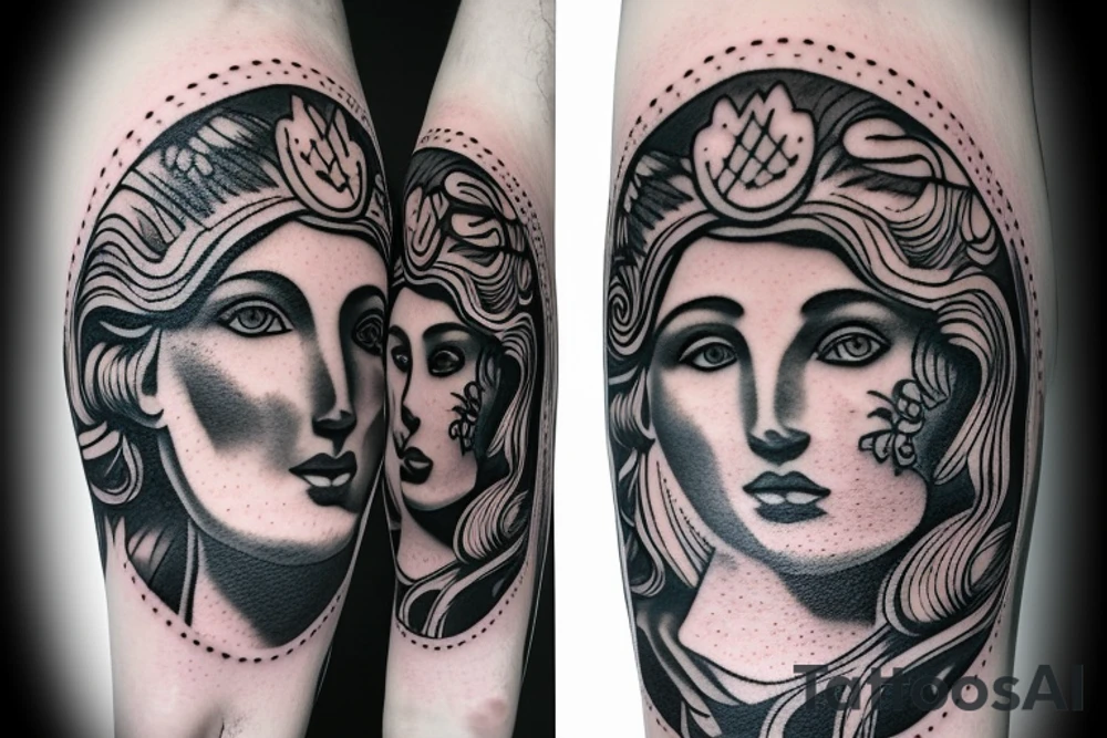 Greek mythology tattoo. tattoo idea