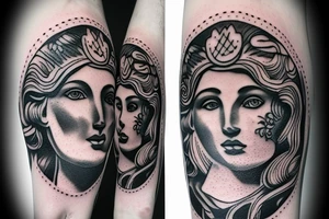 Greek mythology tattoo. tattoo idea
