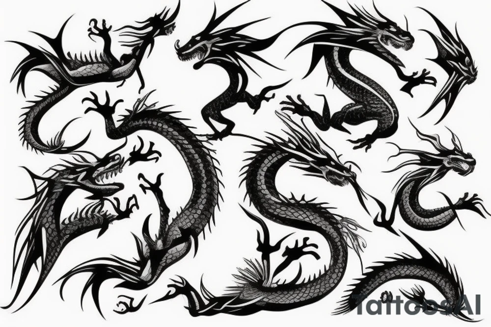 dragon tattoo idea