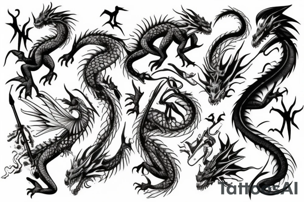 dragon tattoo idea