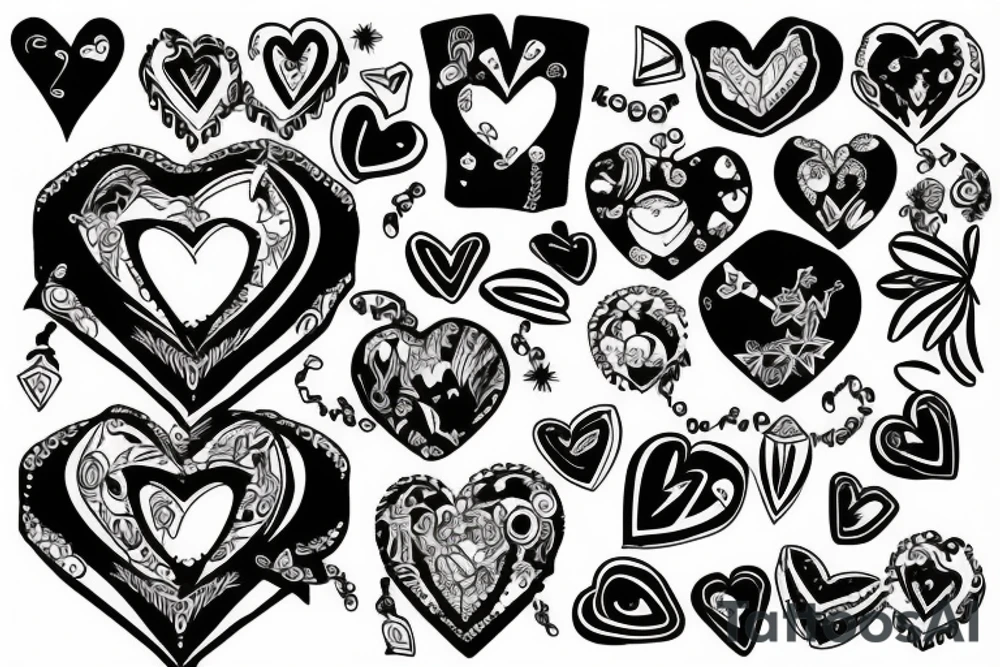 Wear my heart on my sleeve tattoo idea