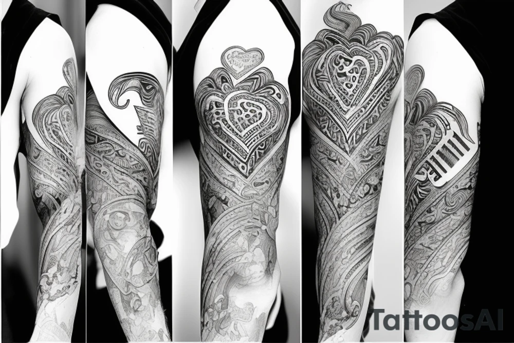 Wear my heart on my sleeve tattoo idea