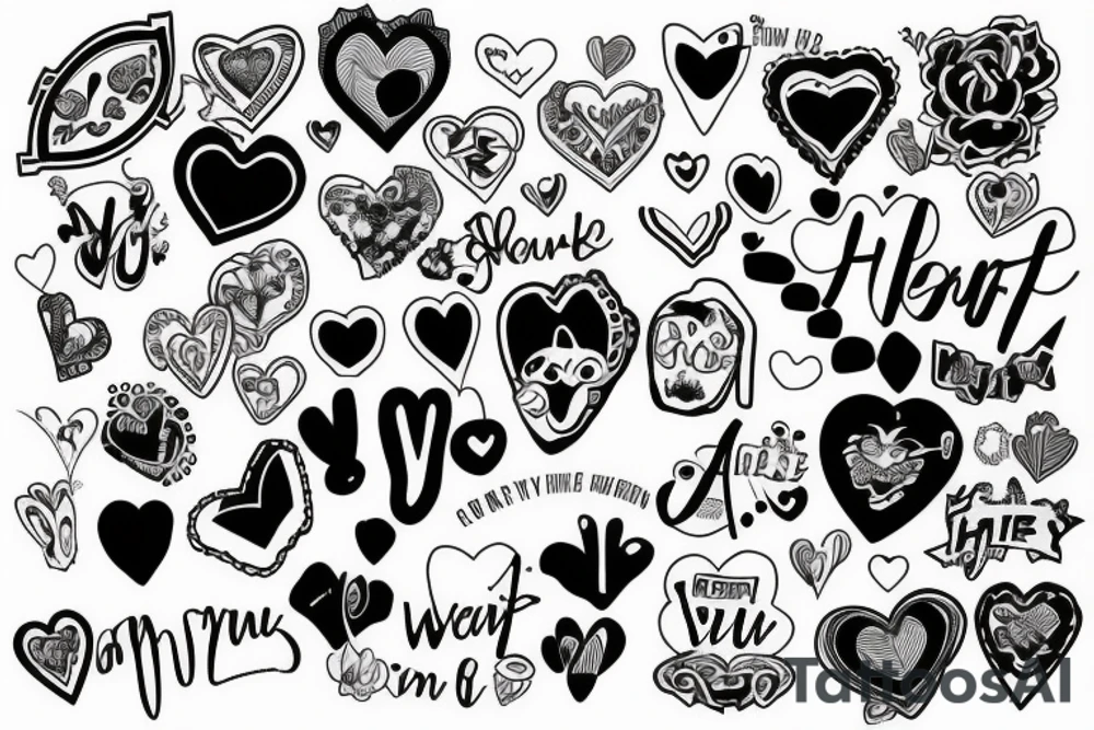 Wear my heart on my sleeve tattoo idea