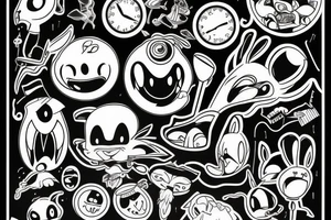 Bajki looney tunes tattoo idea